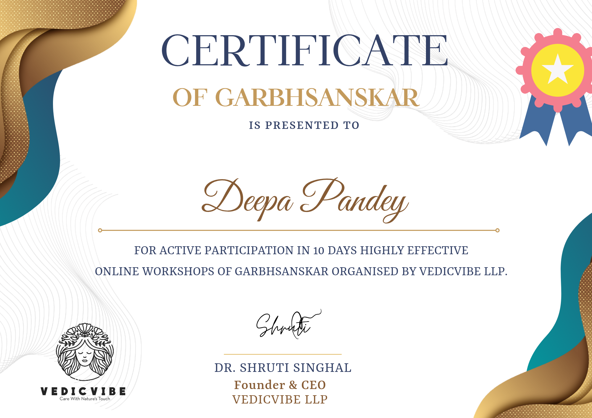 Yoga Certificate 2